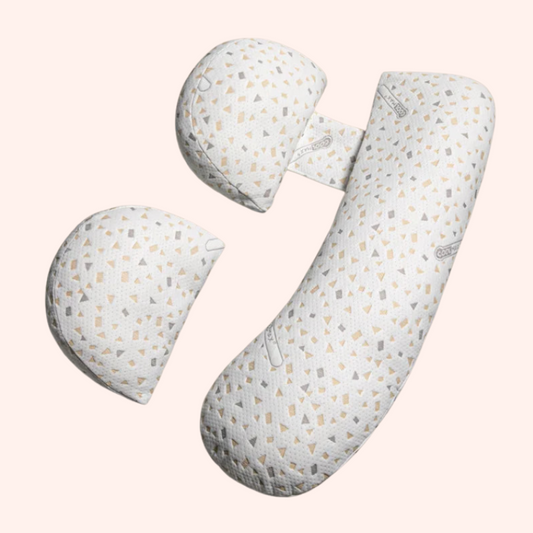 Coussin de grossesse deux parties colorés